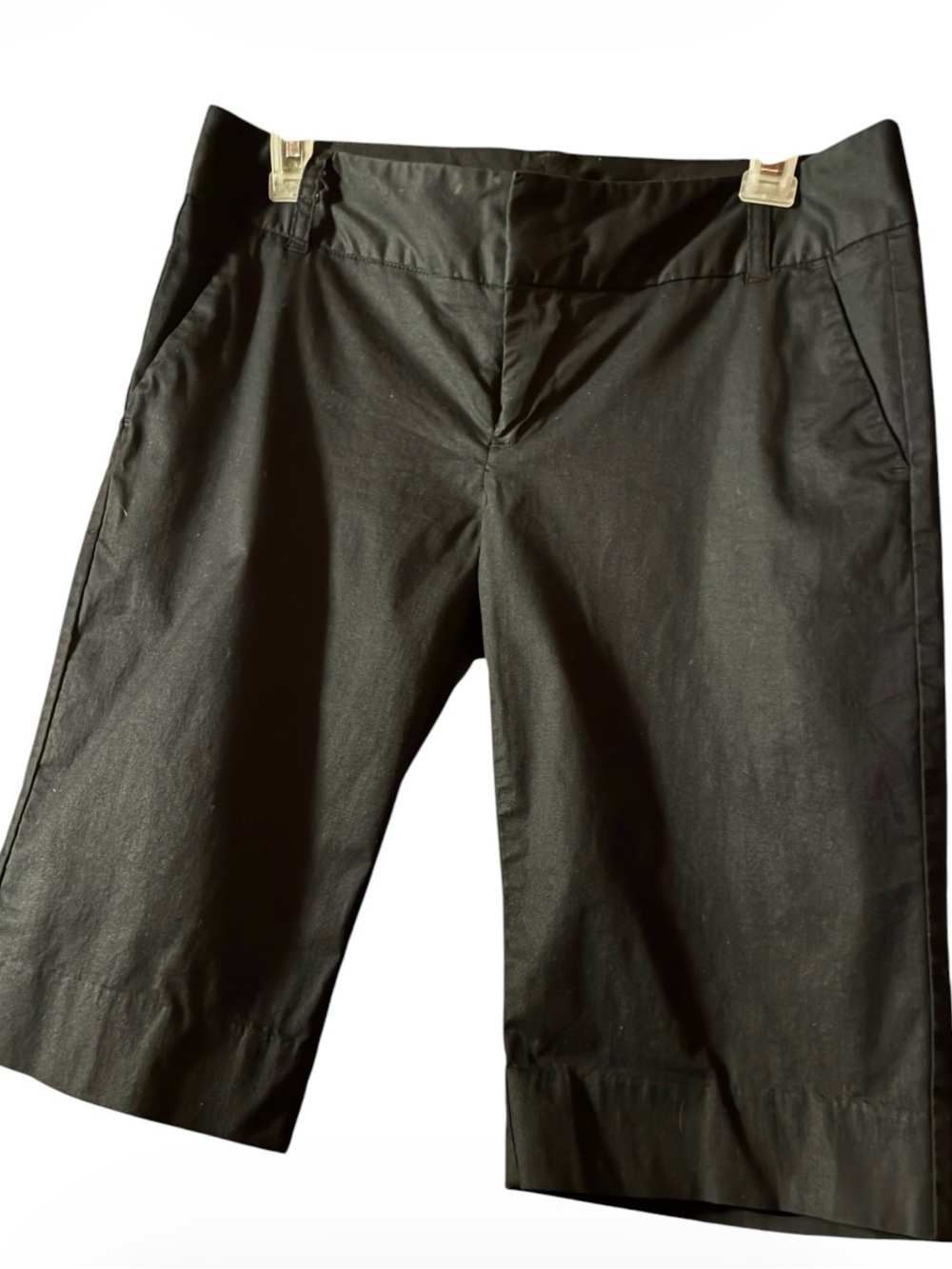 GAP stretch Women’s Black Shorts - Sleek Pull-On Style Sz 6